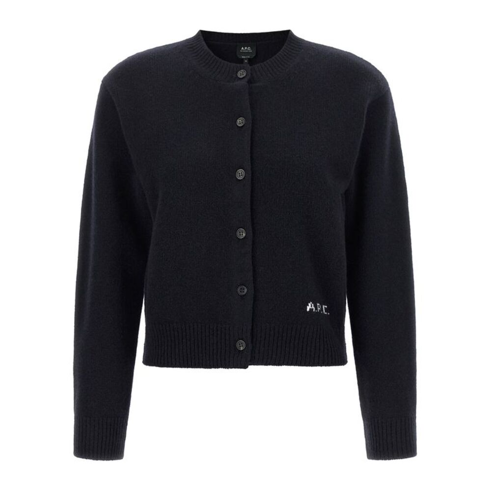 A.P.C. Blue Wool Women's Cardigan